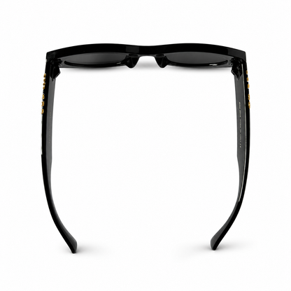 Miu Miu SMU11W1AB5S0 Glimpse Black Oval Logo Sunglasses