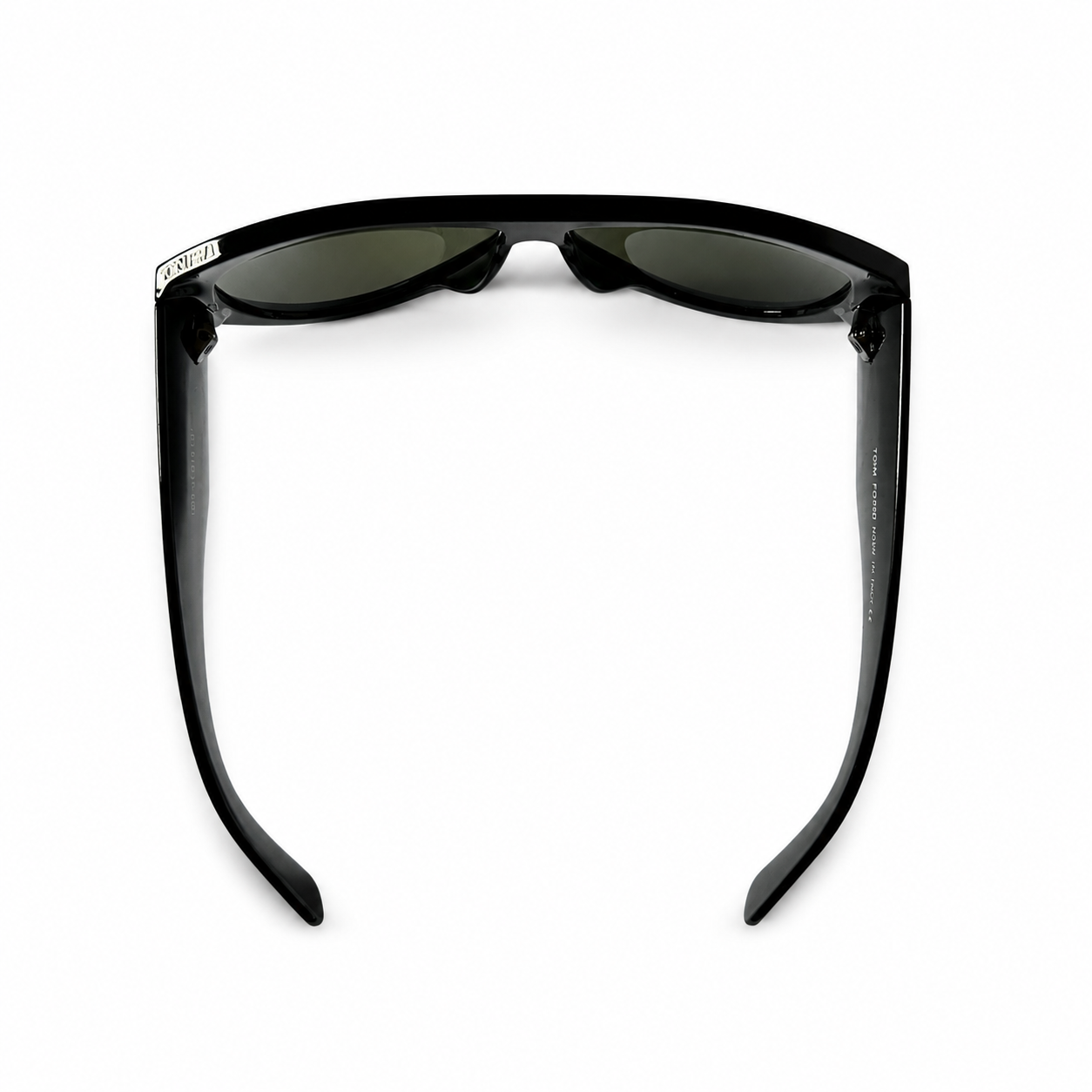 Tom Ford Bronson TF1044 01E Black Dark Green Lens Aviator Sunglasses