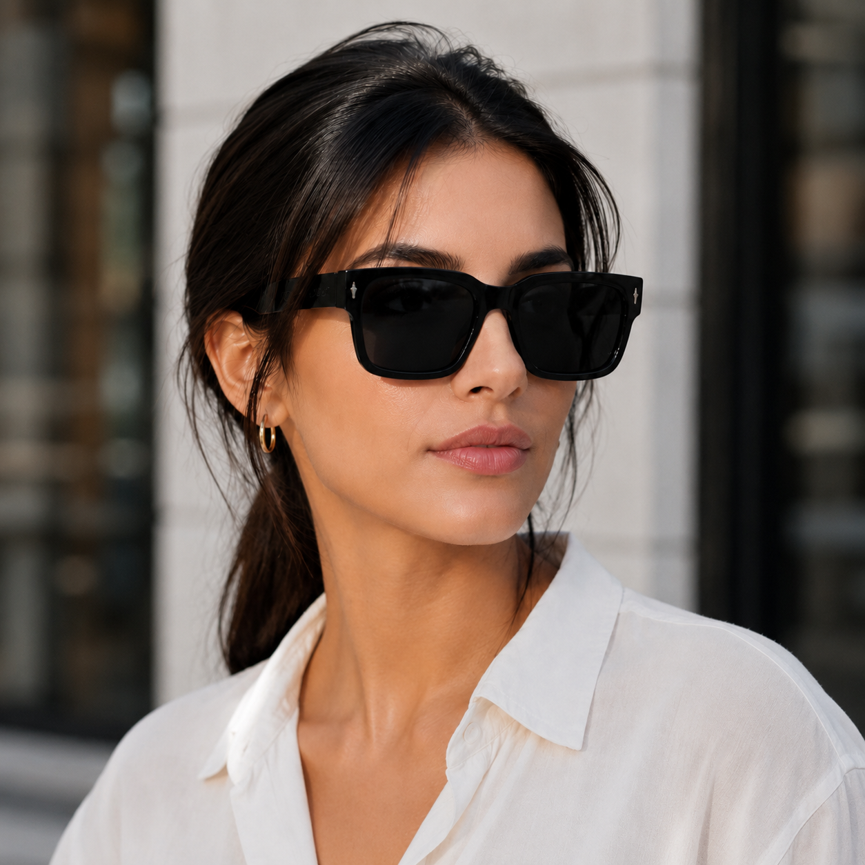 Urban Ziyaar Onyx Premium Square Sunglasses