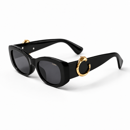 Cartier CT0472S Panthère C Black Acetate Cat Eye Sunglasses