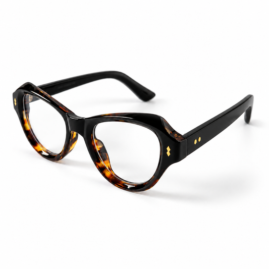 Urban Ziyaar Black Tortoiseshell Cat Eye Eyeglasses