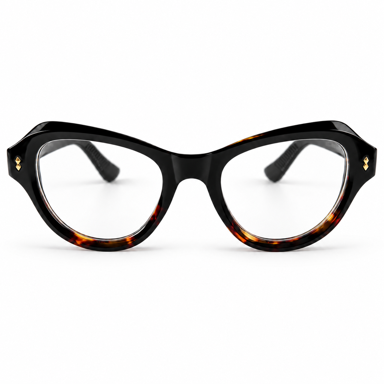 Urban Ziyaar Black Tortoiseshell Cat Eye Eyeglasses