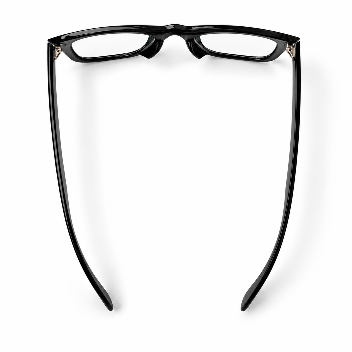 Ray-Ban RB2140 Black Square Optical Eyeglasses with Clear Lenses