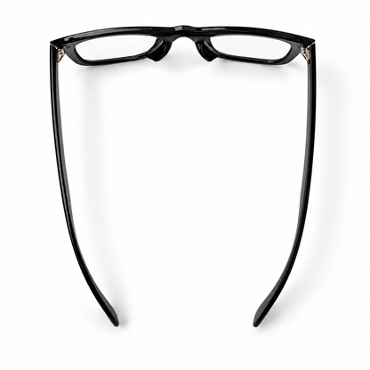 Ray-Ban RB2140 Black Square Optical Eyeglasses with Clear Lenses