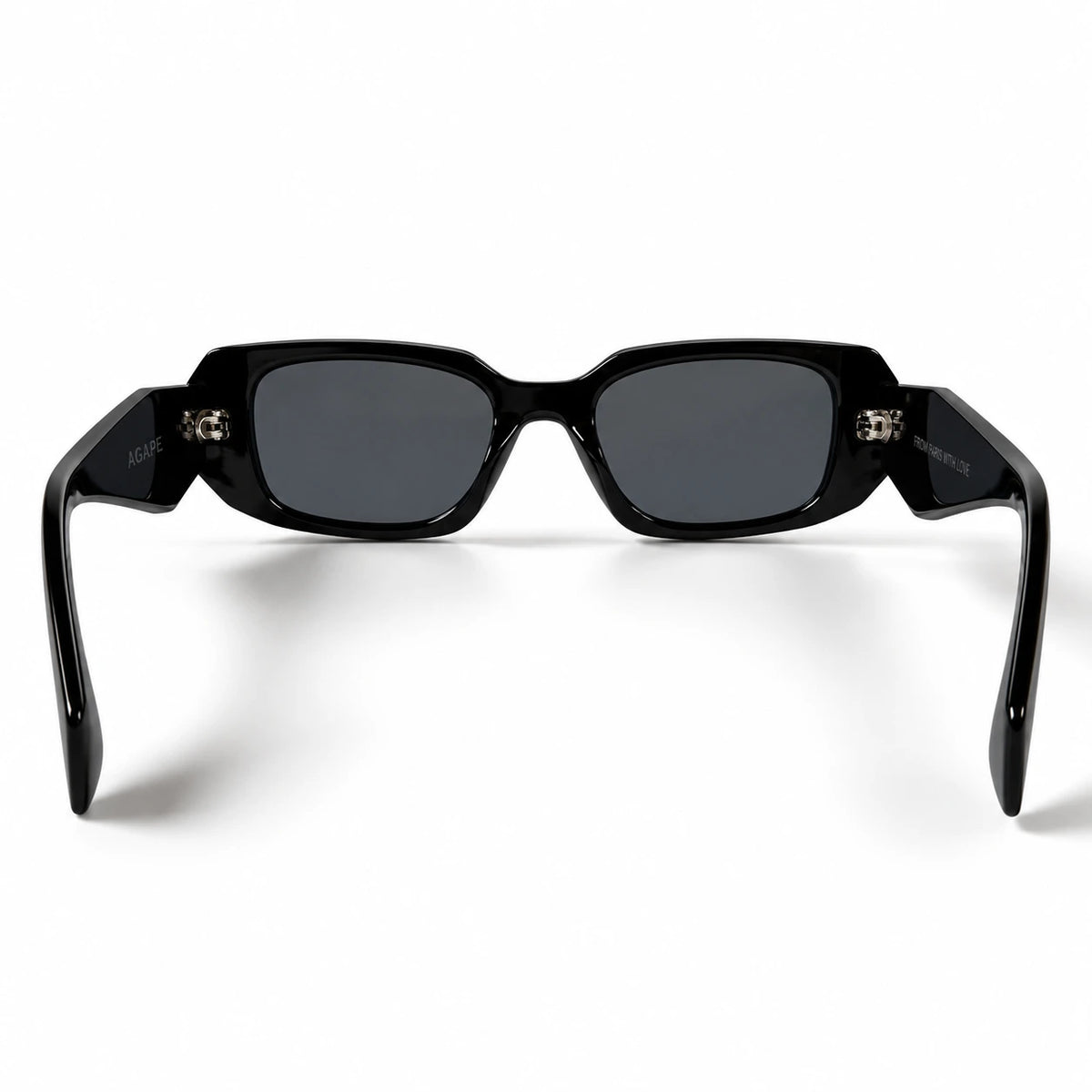 Prada Symbole PR 17WS (SPR17W) Black Geometric Acetate Sunglasses