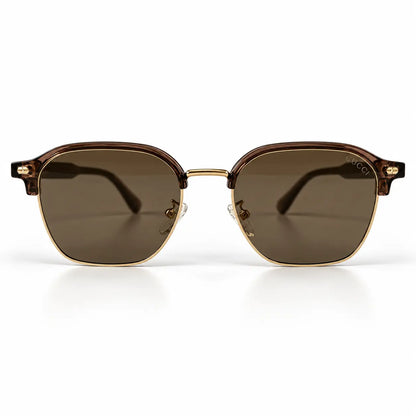 Gucci Brown & Gold Polarized Sunglasses – Lightweight Adjustable TR Frame