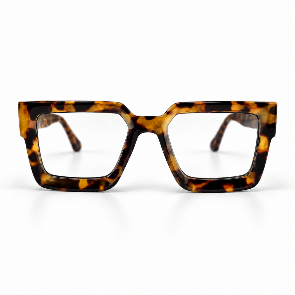 Louis Vuitton Tortoiseshell Square Optical Eyeglasses