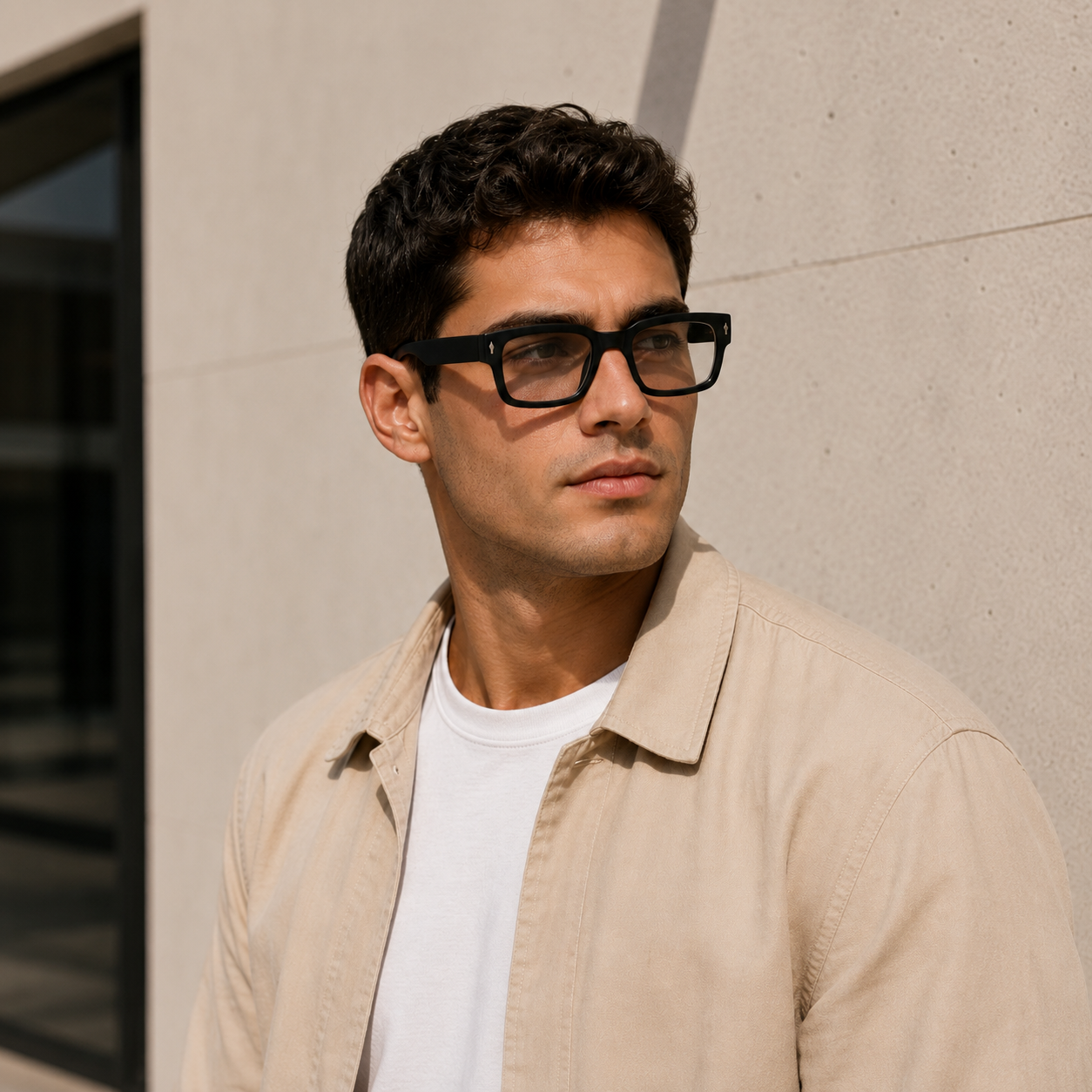 Urban Ziyaar Noir Square Optical Frame | Premium Unisex Eyewear