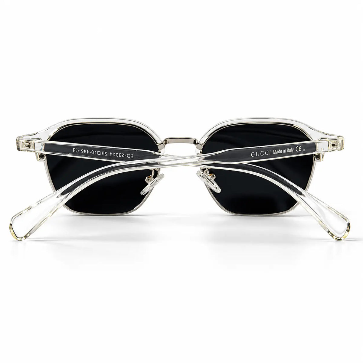 Gucci Transparent Clear Polarized Sunglasses – Adjustable TR Frame
