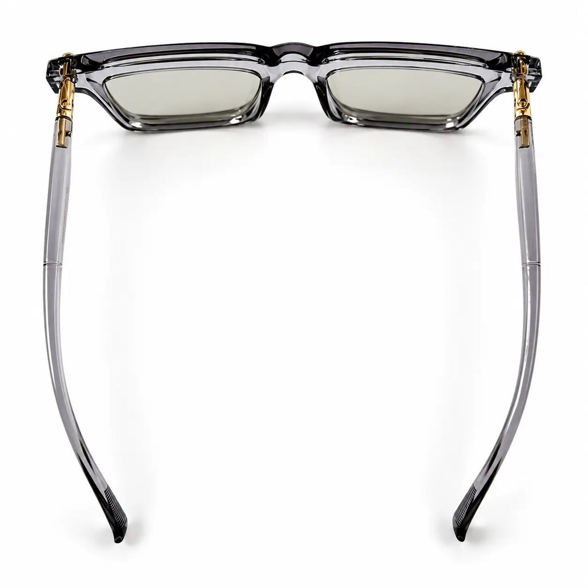 Kuboraum Transparent Grey Photochromic Glasses – UV Light-Adaptive Lenses