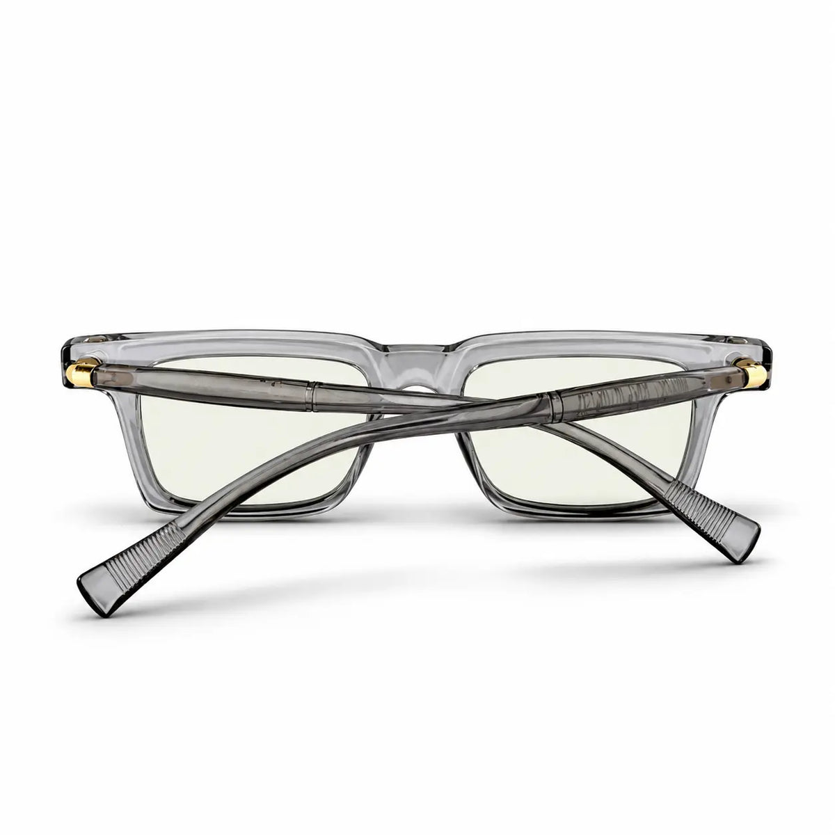 Kuboraum Transparent Grey Photochromic Glasses – UV Light-Adaptive Lenses